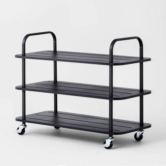 Rolling Entry Rack Black - Brightroom - Picture 1 of 3